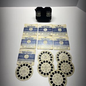 View Master VTG Circa 1950 With Collection of 13 Slides ‘40’s/50’s Toys Nostagia